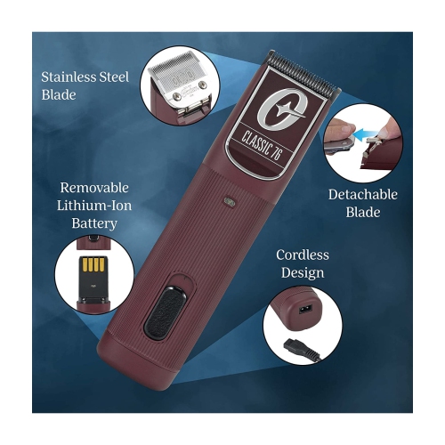 Tondeuse classique sans fil 76 Clipper 2143763 d’Oster