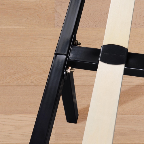 Plate-forme en métal pour cadre de lit pleine grandeur avec sommier à lattes en bois, aucun sommier requis