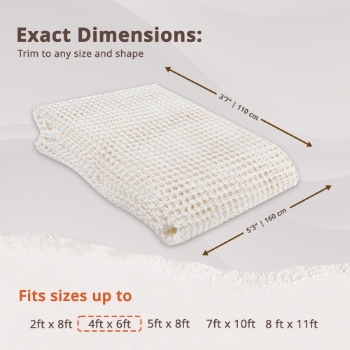 Rug Branch Supreme NonSlip Rug Pad Indoor/ Outdoor