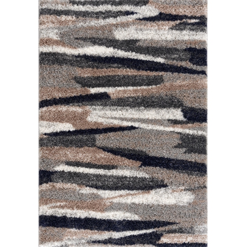 RUG BRANCH  Cinder Contemporary Abstract Beige/grey Indoor Area Rug