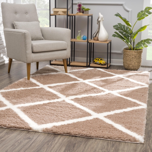 Rug Branch Contemporary Boho Shag Indoor Rug