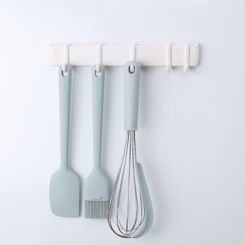 2-in-1 Basting whisk Manual Egg Beater With Bowl Scraper Stainless Steel Wire Balloon Whisk For Blending, Beating, Frothing & Stirring