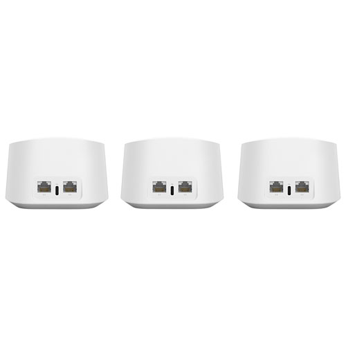 Système Wi-Fi 6 maison intégrale maillé bibande 6+ d'Eero - Ensemble de 3