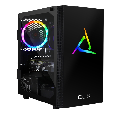 CLX GAMING Clx Set Gaming Desktop - Amd Ryzen 5 3600 3.6Ghz - 8GB Memory - Geforce Gtx 1650 - 480GB SSD Great starter pc!