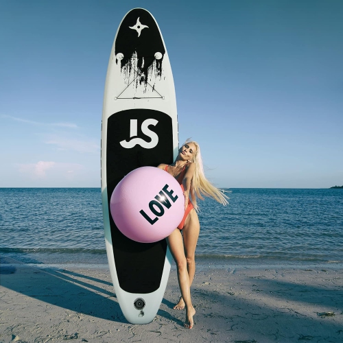 Planche à pagaie gonflable 11'x32"x6" Premium SUP Accessories & Carry Bag | stand up paddle board gonflable, Youth & Adult up to 150 kg, 335cm