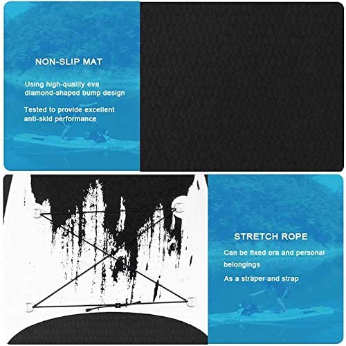 Planche à pagaie gonflable 11'x32"x6" Premium SUP Accessories & Carry Bag | stand up paddle board gonflable, Youth & Adult up to 150 kg, 335cm