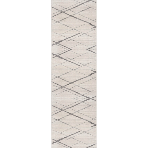 RUG BRANCH  Nira Contemporary Abstract Beige/grey Indoor Area Rug