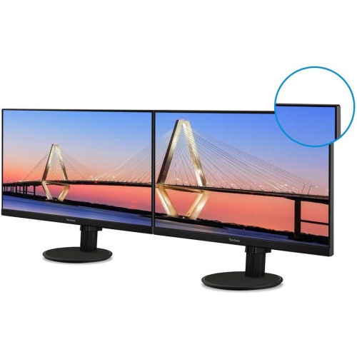 VIEWSONIC 22 MVA LCD MONITOR HDMI VGA FRAMELESS 1920X1080