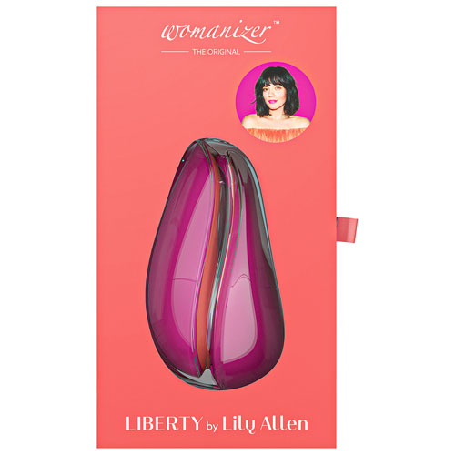 We-Vibe Womanizer LIBERTY Lily Allen Celebrity Edition Vibrator - Rebellious Pink