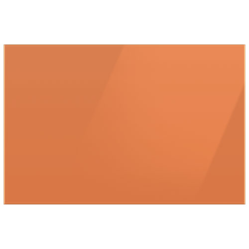 Panneau pour réfrigérateur à 3 portes BESPOKE de Samsung - Panneau inférieur - Verre clémentine