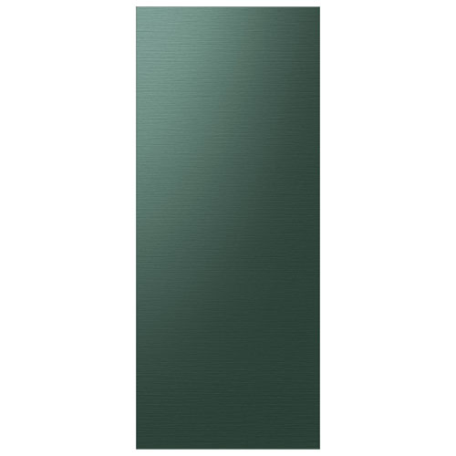 Panneau pour réfrigérateur à 3 portes BESPOKE de Samsung - Panneau supérieur - Acier vert émeraude