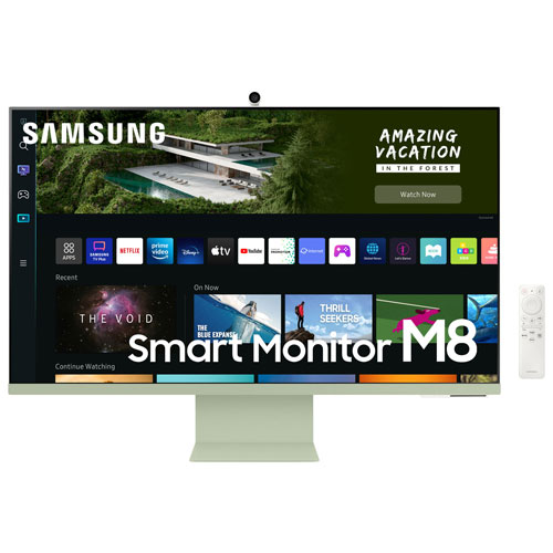 Samsung M8 32" 4K Ultra HD 60Hz 4ms GTG VA LED Smart Monitor - Spring Green