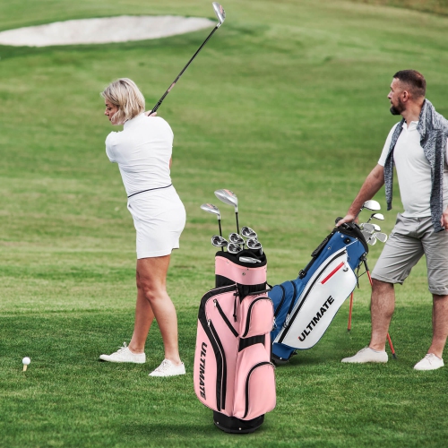 Costway Ladies Womens Complete Golf Clubs Set 10 Pieces Includes Alloy Driver