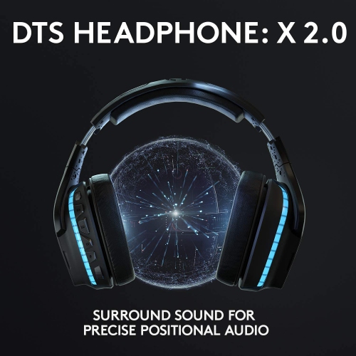 Refurbished - Logitech G635 DTS:X 7.1 Surround Sound LIGHTSYNC RGB PC Gaming Wired Headset