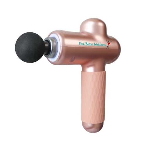 Feel Better Wellness - Precision Plus Massage Gun with 4 Levels Speed Up to 2900 Times/Min, with 7 heads, 37db for Low Noise, 2 Hours Quick Charging and Up to 9 Hours per Charge