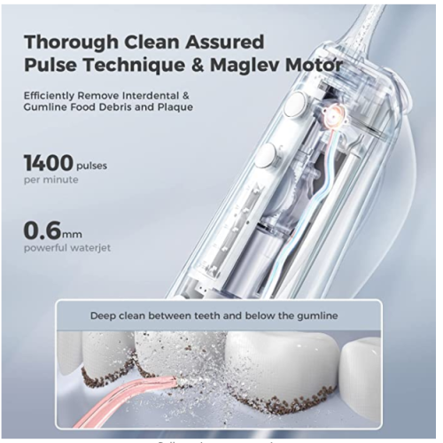 Oclean W10 Water Flosser, Portable Oral Irrigator