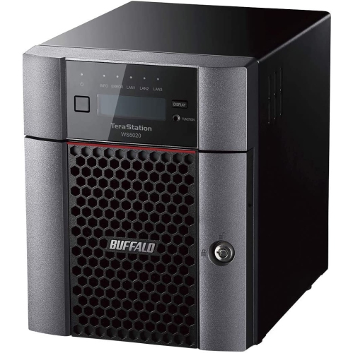 BUFFALO TeraStation WS5420DN Windows Server IoT 2019 8 To NAS de bureau avec disques durs inclus / 4 baies / 10 GbE / Serveur de stockage