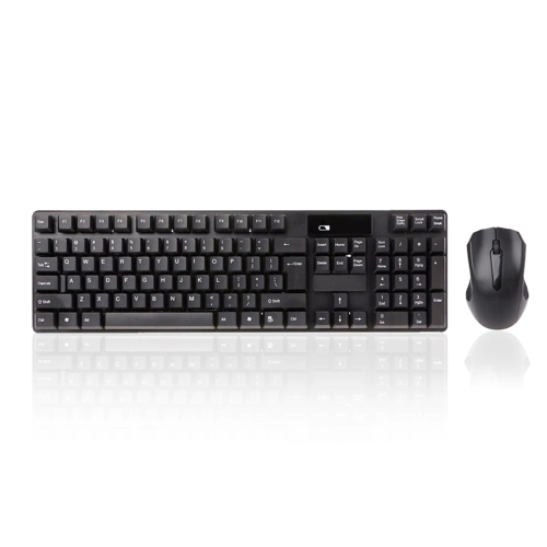 Ensemble clavier et souris sans fil de 2,4 GHz Speedex TJ808 - Noir