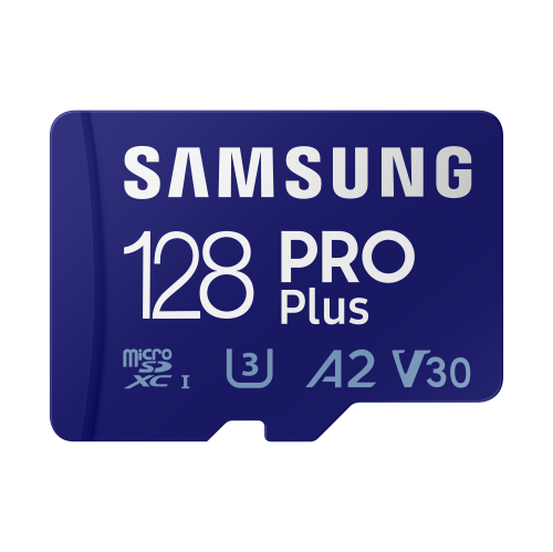 Samsung PRO Plus 128GB microSDXC 160MB/s Read and 120MB/s Write Speeds Micro SD Memory Card with Adapter
