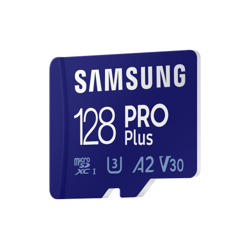 Samsung PRO Plus 128GB microSDXC 160MB/s Read and 120MB/s Write Speeds Micro SD Memory Card with Adapter