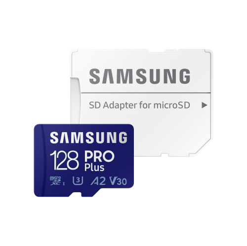 Samsung PRO Plus 128GB microSDXC 160MB/s Read and 120MB/s Write Speeds Micro SD Memory Card with Adapter