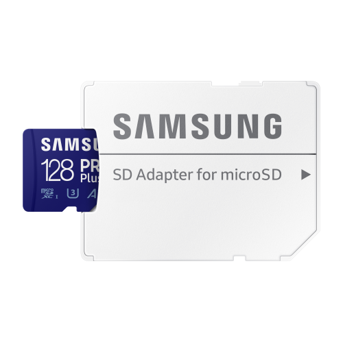 Samsung PRO Plus 128GB microSDXC 160MB/s Read and 120MB/s Write Speeds Micro SD Memory Card with Adapter