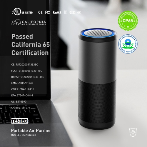 ULTREND UV Portable Home Office Car Travelling Air Purifier | H13 HEPA Filter | Aromatherapy