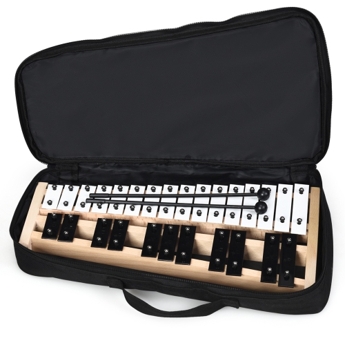 TopBuy – instrument Xylophone pliable à 27 notes avec 2 maillets en caoutchouc