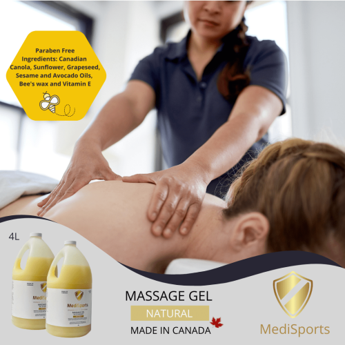 MediSports Natural Massage Gel – 4 Liter