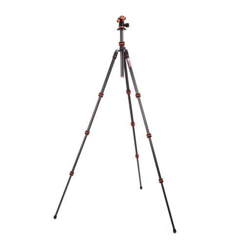 3 Legged Thing Punks Billy 2.0 & AirHed Neo 2.0 BLACK/ORANGE Carbon Fibre Tripod System