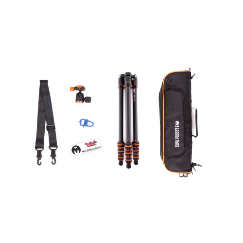 3 Legged Thing Punks Billy 2.0 & AirHed Neo 2.0 BLACK/ORANGE Carbon Fibre Tripod System