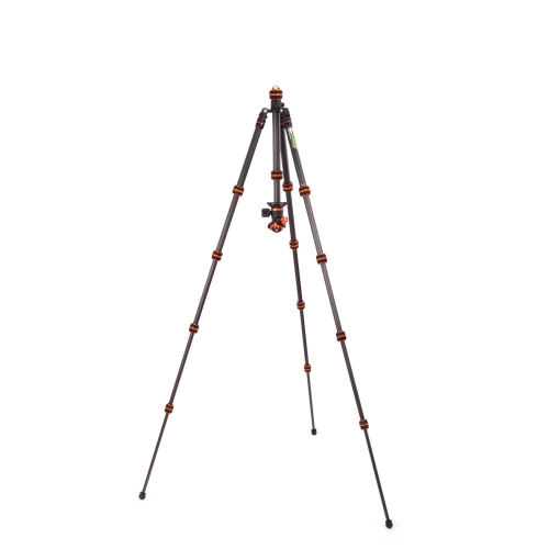 3 Legged Thing Punks Brian 2.0 & AirHed Neo 2.0 BLACK/ORANGE Carbon Fibre Tripod System