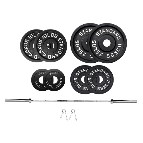 5lbs CAP Standard Weight Plate Sets Of 25lbs 10lbs or 2.5lbs Sets FREE SHIP 