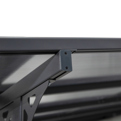 Outsunny 14.5' x 10' Outdoor Hardtop Pergola Polycarbonate Roof Gazebo with Adjustable Height, Aluminum Frame, and UV Protection, Grey