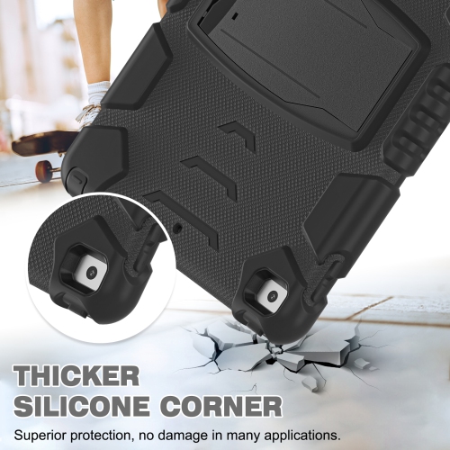 XCRS Apple iPad 10.2” 9th Gen / 8th Gen / 7th Gen (2020) (2019) Rugged Case with Kickstand, Full Body Heavy Duty Triple Layered Shockproof, Anti-Skid