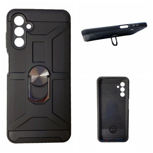 TopSave – «&nbsp;Hidden Series&nbsp;», ensemble de dos en PC couleur unie avec étui protecteur intérieur en TPU noir, béquille pour Samsung Galaxy