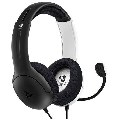 PDP LVL40 Gaming Headset for Switch - Black/White