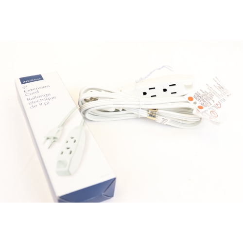 Open Box - Insignia NS-EXT9C 9ft. Extension Cord White