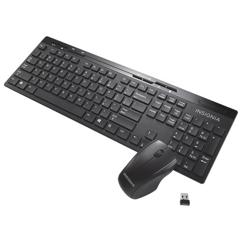 Open Box - Insignia NS-PNC6011C Wireless Keyboard & Mouse Combo Keyboard and Mouse Combo