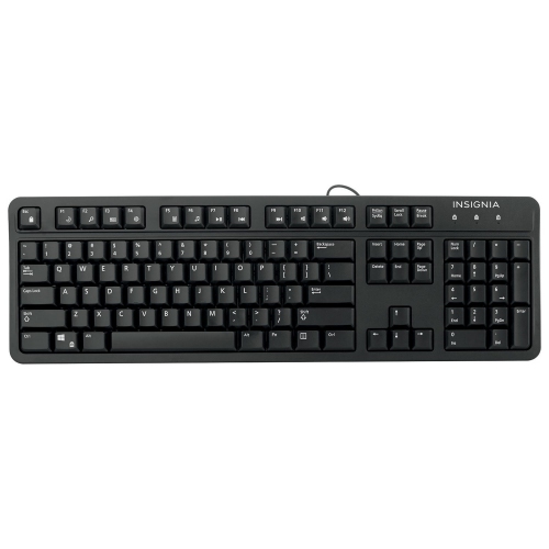 Boîte ouverte – clavier avec fil NS-PNK8001C d’Insignia, noir, anglais