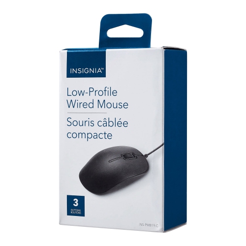 Insignia NS-PM819C USB Wired Optical Mouse Black by INSIGNIA - Open Box condition - Image 3