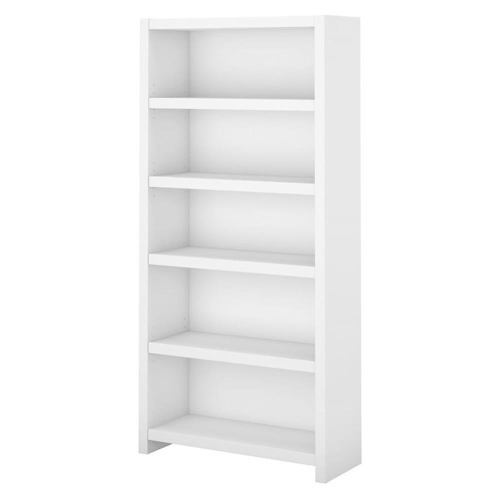 BBF  Echo 5 Shelf Bookcase In Pure - Engineered Wood In White