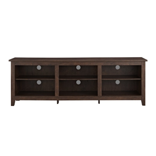 Pemberly Row 70" TV Stand Storage Console in Brown