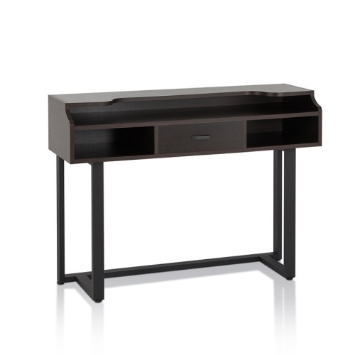 Furniture of America Kernet Contemporary Wood 1-Drawer Writing Desk in Espresso