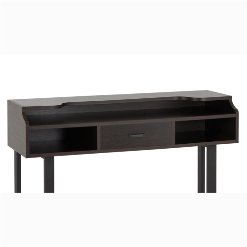 Furniture of America Kernet Contemporary Wood 1-Drawer Writing Desk in Espresso
