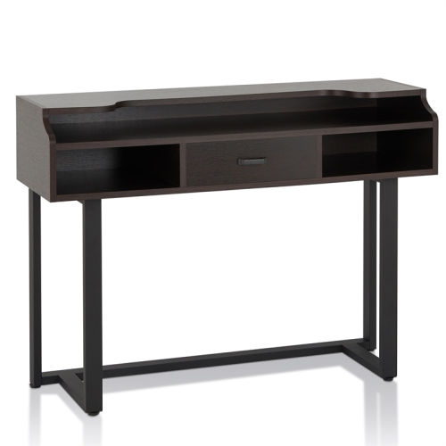 Furniture of America Kernet Contemporary Wood 1-Drawer Writing Desk in Espresso