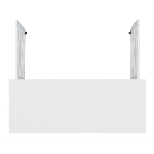 Linon Betty Wood Large Accent Cabinet in White