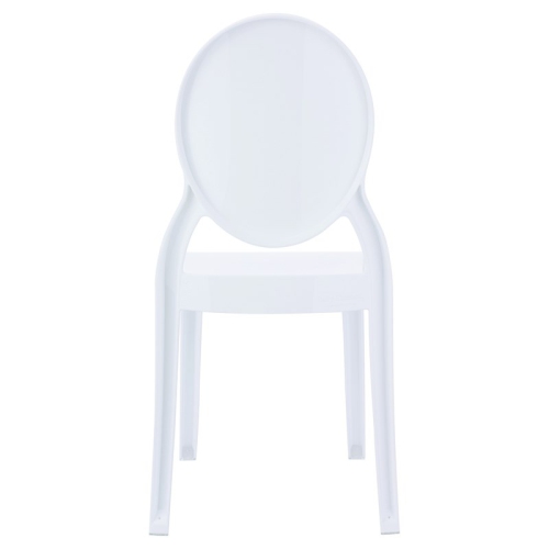 Compamia Siesta Baby Elizabeth Kids Chair in Glossy White