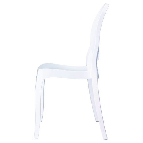 Compamia Siesta Baby Elizabeth Kids Chair in Glossy White