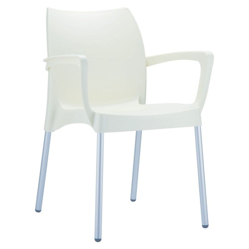 COMPAMIA  Dolce Resin Outdoor Arm Chair In Beige